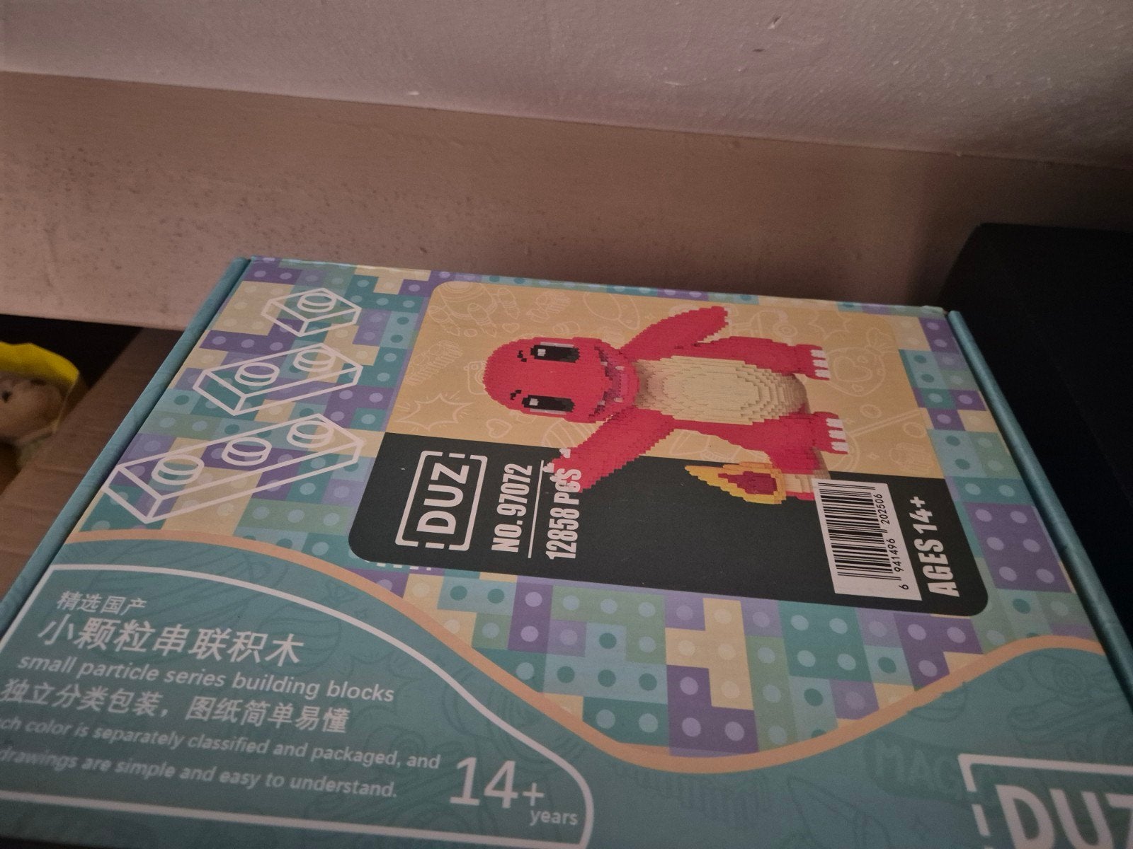 DUZ Bouwblokjes Pokémon - Charmander, Squirtle, Pikachu, Ophalen, Nieuw