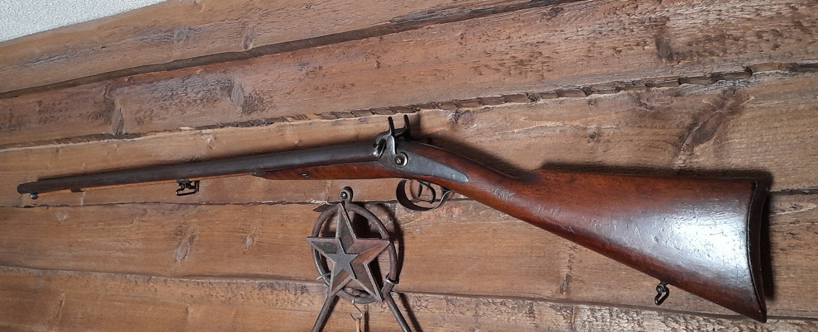 Antiek percussie voorlaad jachtgeweer 1840/1850, Ophalen of Verzenden, Landmacht, Nederland