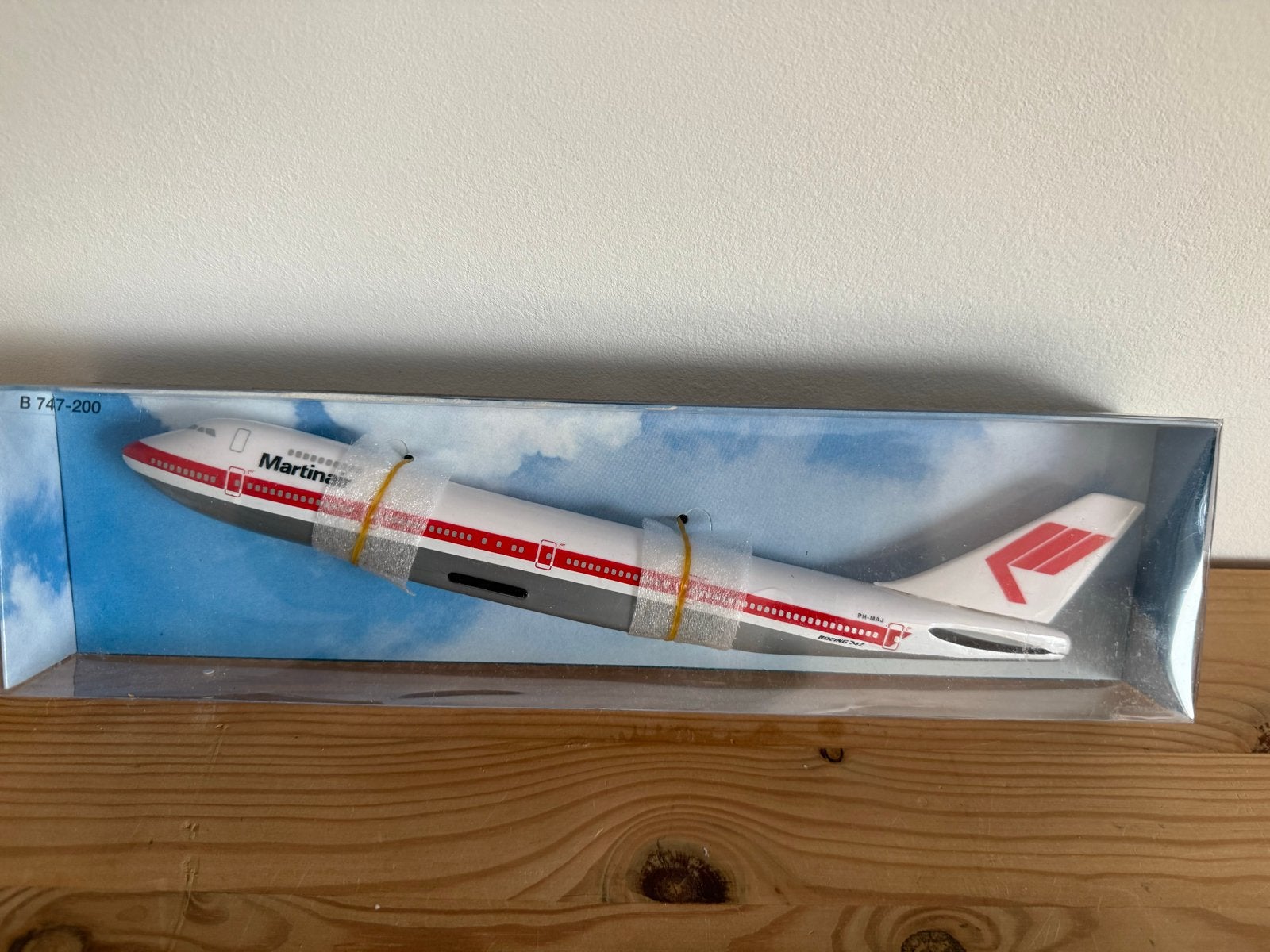 Martinair Boeing 747-200 schaalmodel, Overige merken, Ophalen of Verzenden, Zo goed als nieuw, Groter dan 1:72