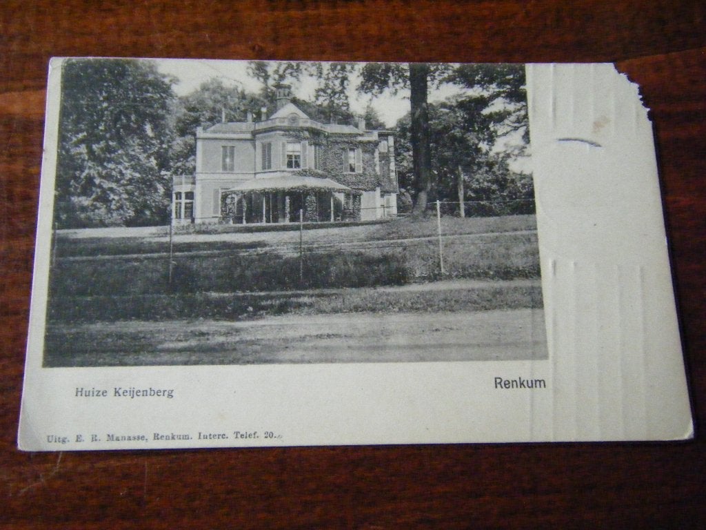 R40 - Renkum - Huize Keijenberg - 1910 - Oud, Verzamelen, Ophalen of Verzenden, Voor 1920, Gelderland