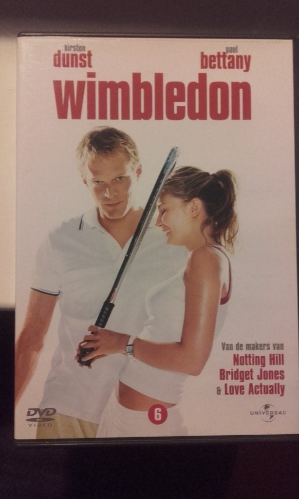 Wimbledon DVD - Romantische komedie met Kirsten Dunst(Z94-48, Bonusmateriaal, Engels, Nederlands, Romantische komedie