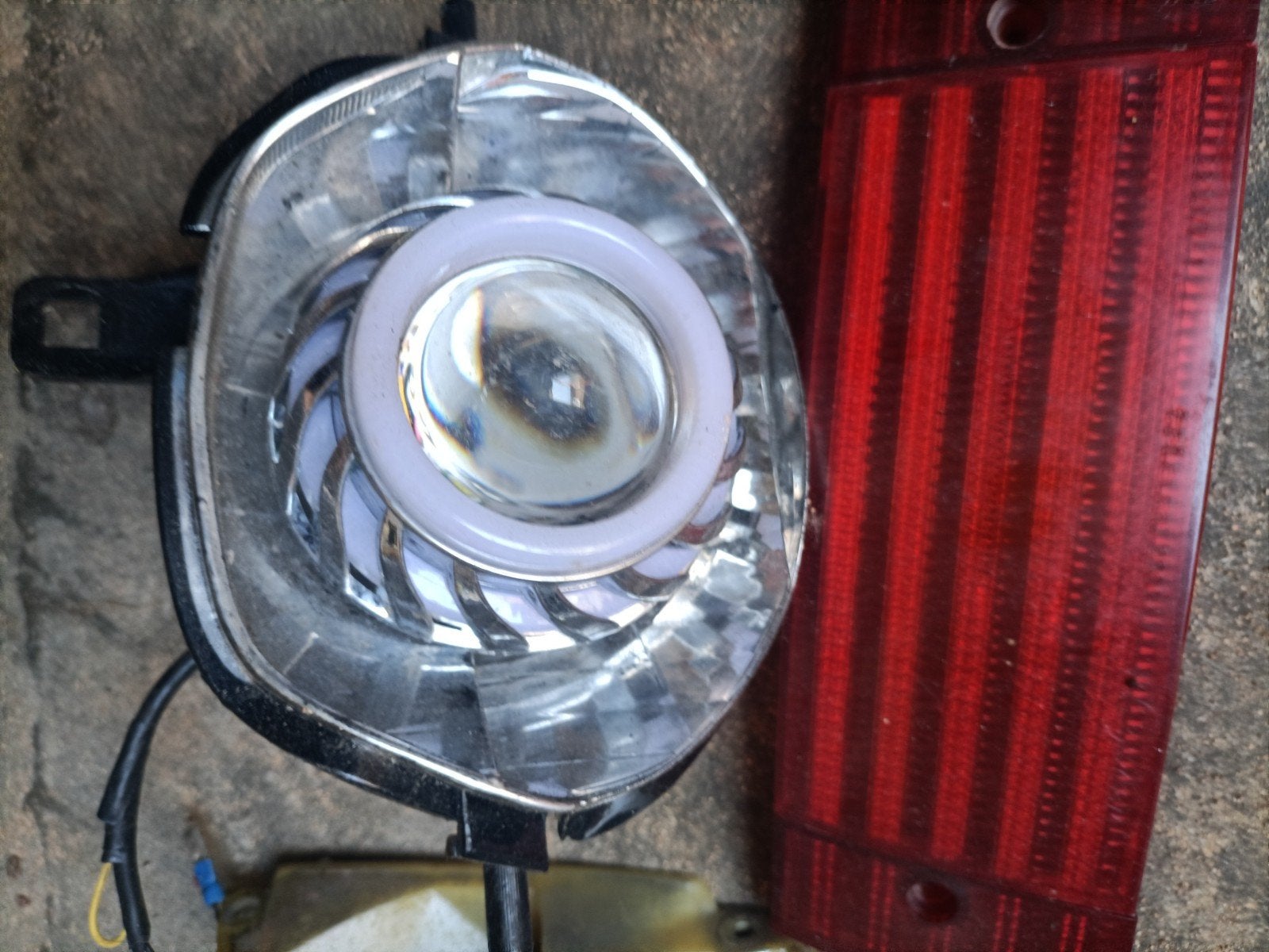 Angel Eye Koplamp Piaggio Zip, Ophalen of Verzenden, Zo goed als nieuw, Koplamp, Piaggio