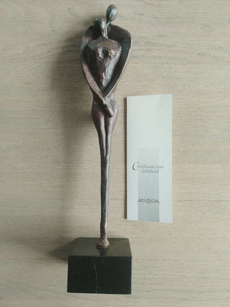Vinted - Bronzen sculptuur met Certificaat van echtheid., Ophalen of Verzenden, Zo goed als nieuw, Mens
