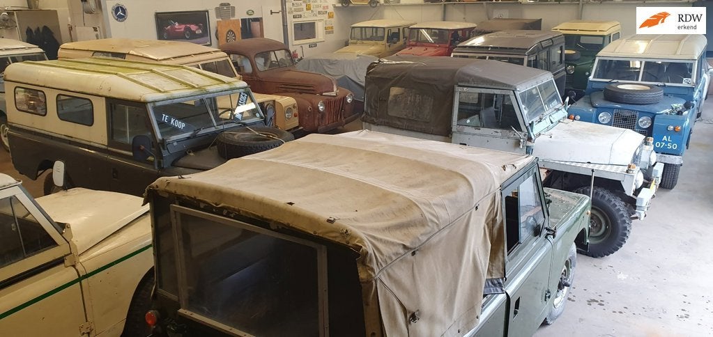 Land Rover 109 met 300TDi wb vrij, Auto's, Gebruikt, Overige modellen, Wit, Handgeschakeld