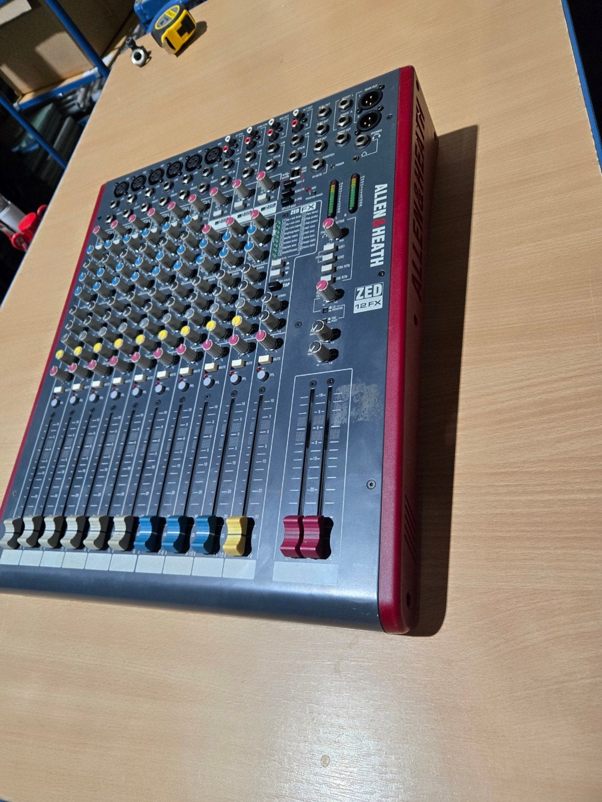 Allen & Heath ZED-12FX Mengpaneel, Ophalen of Verzenden, Gebruikt, 5 tot 10 kanalen, Microfooningang