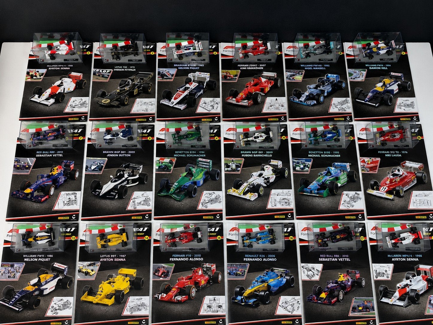 Formule 1 Modelauto's - f1 collectie, Hobby en Vrije tijd, Modelauto's | 1:43, Ophalen of Verzenden, Nieuw, Overige typen, Overige merken