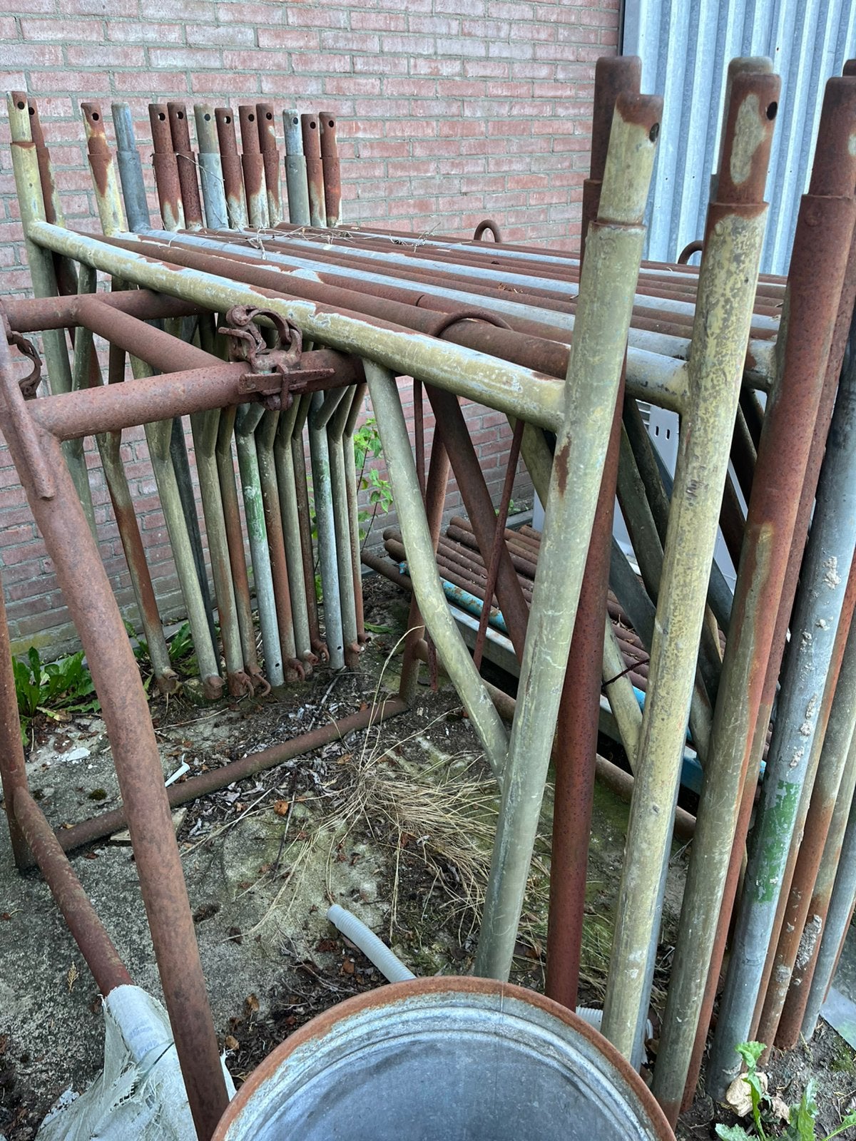 Steiger bokken, Ophalen, Gebruikt, Gevelsteiger, Minder dan 2 meter