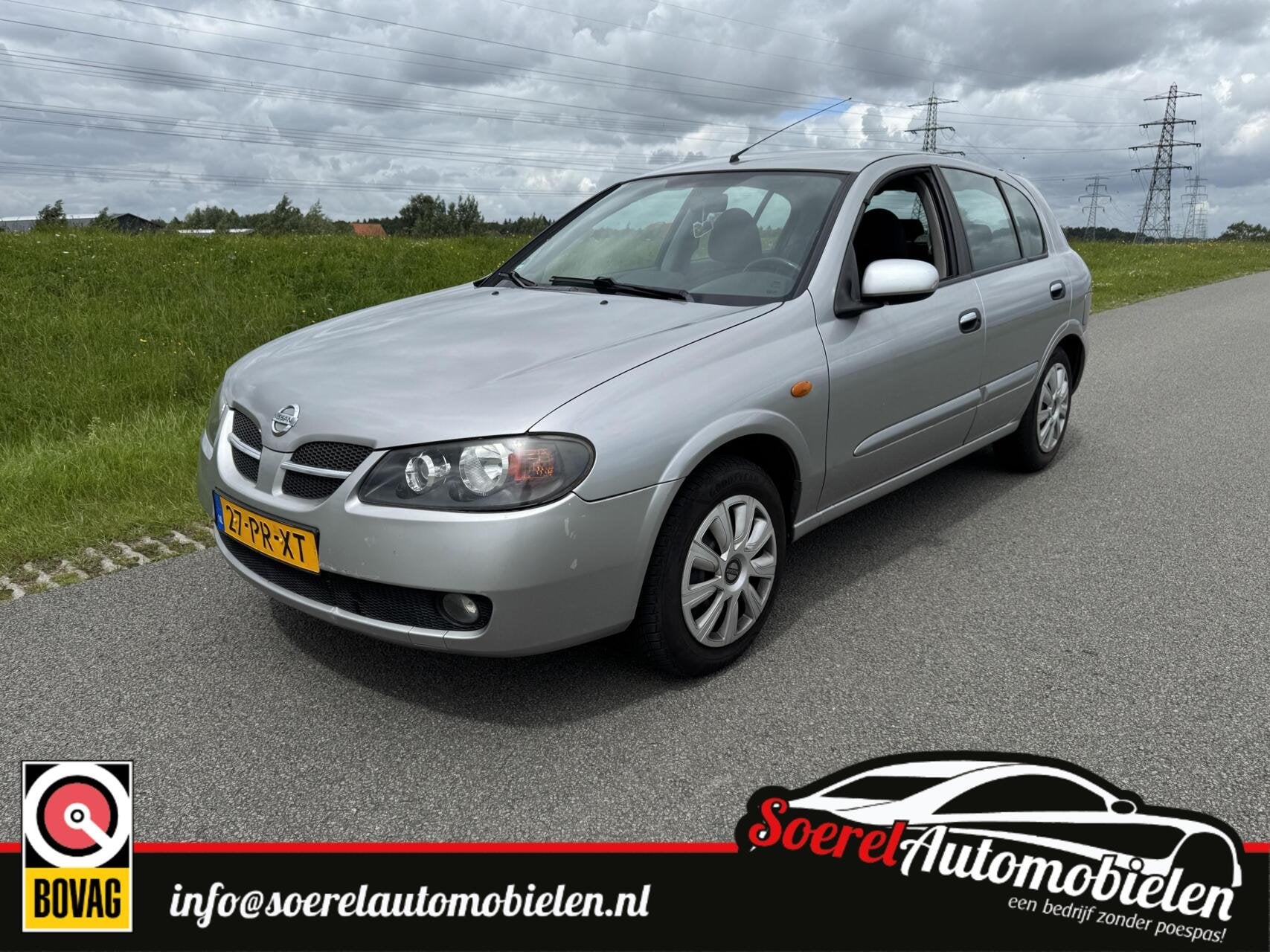 Nissan Almera 1.5 Acenta nieuwe koppling tech goeie auto, Auto's, Gebruikt, 4 cilinders, Met garantie (alle), Bedrijf