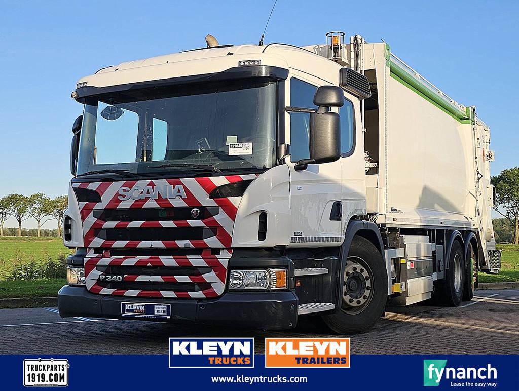 SCANIA P340 cng gas 6x2*4 vdk, Auto's, Vrachtwagens, Automaat, Elektrische buitenspiegels, Euro 6, Scania