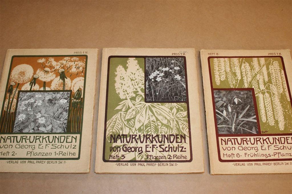 Natur-Urkunden - Botanische uitgaven - 1908 !!, Ophalen of Verzenden, Zo goed als nieuw, Vogels