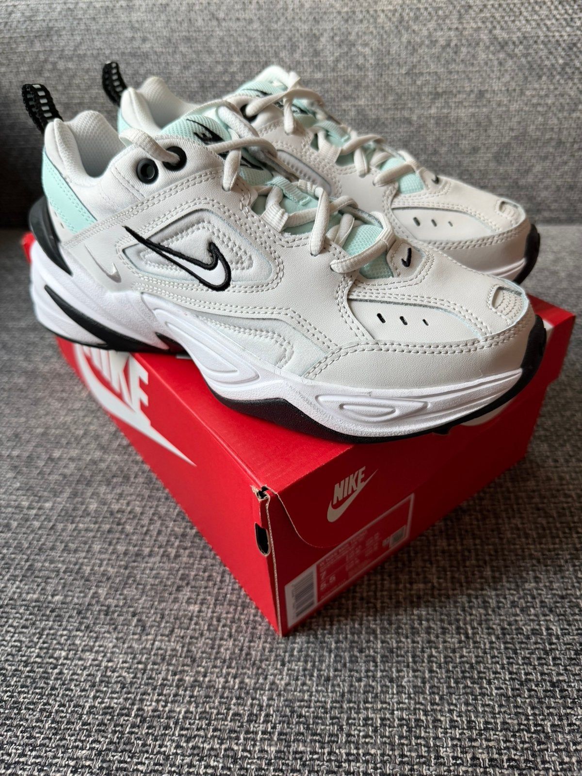 Nike M2K Tekno - Maat 38 - Nieuw in doos, Wit, Nieuw, Ophalen of Verzenden, Sneakers of Gympen