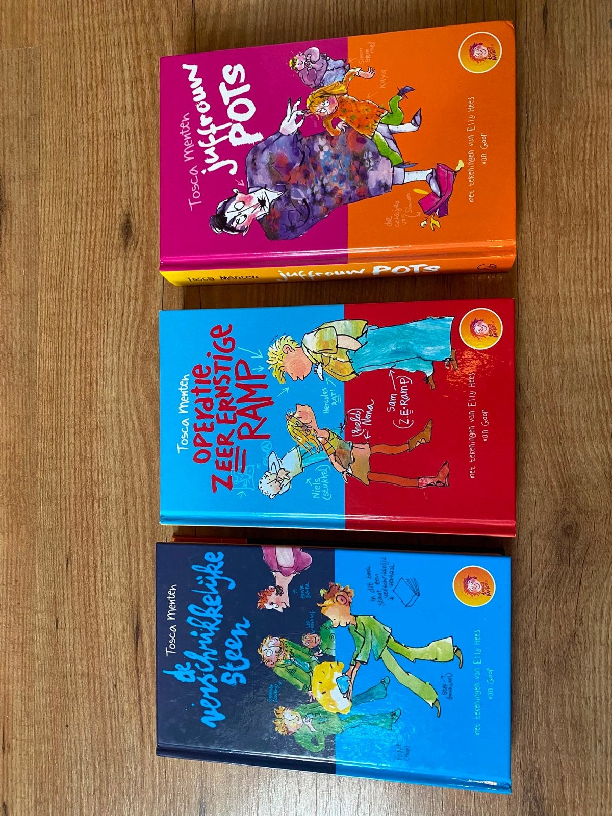 3 boeken van Tosca Menten - Zo goed als nieuw, Ophalen, Zo goed als nieuw, Fictie algemeen