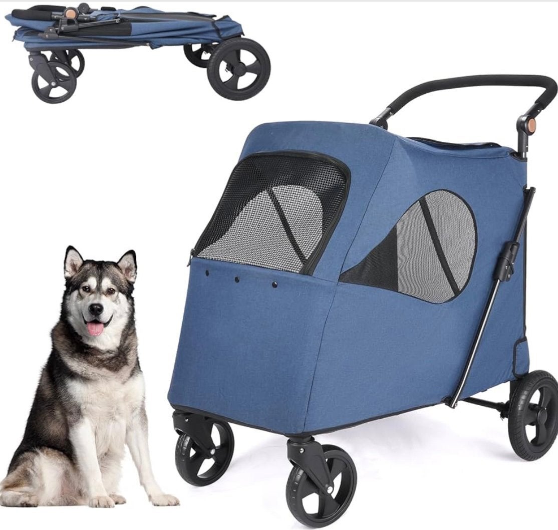Huisdierkinderwagen / buggy voor grote honden, Ophalen, Zo goed als nieuw
