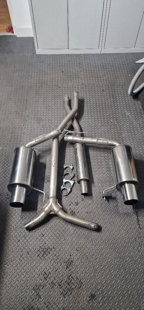 2.25" RVS Uitlaat systeem Honda Accord 98-01 Type-R CH1/CL1, Ophalen, Gebruikt, Honda