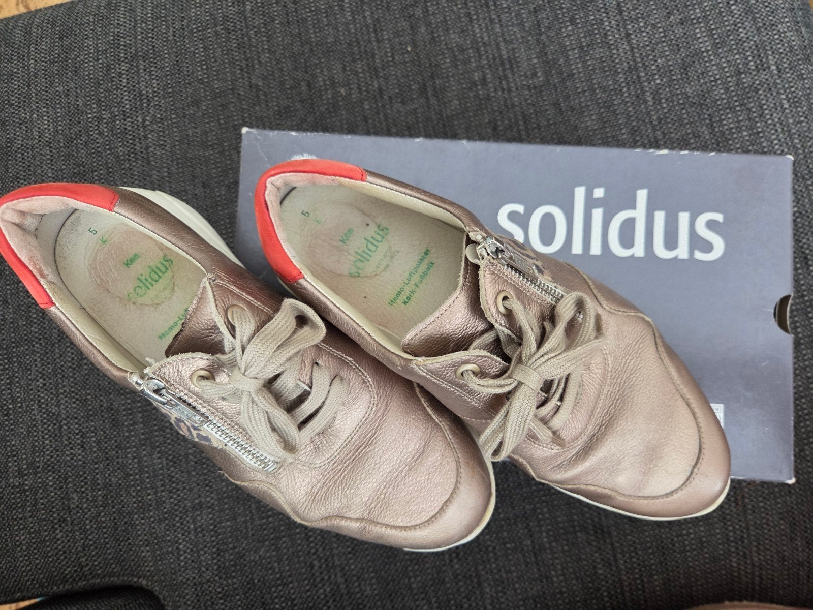 Solidus Kea sneakers - maat 38, Ophalen of Verzenden, Sneakers of Gympen, Gedragen, Bruin