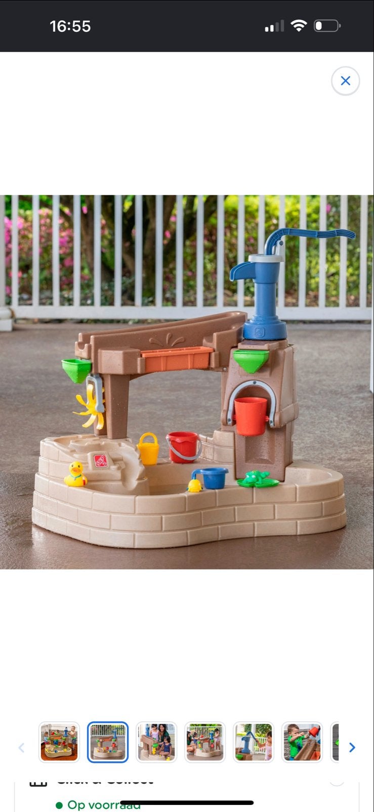 Step2 Zand- en Watertafel met Pomp, Ophalen, Gebruikt