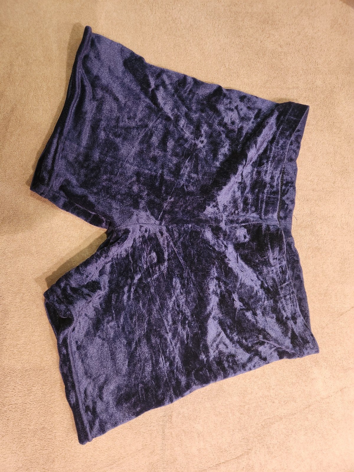 Blauw velours turnbroekje maat 140, Kindermaat 122 t/m 140, Ophalen of Verzenden, Gebruikt, Blauw