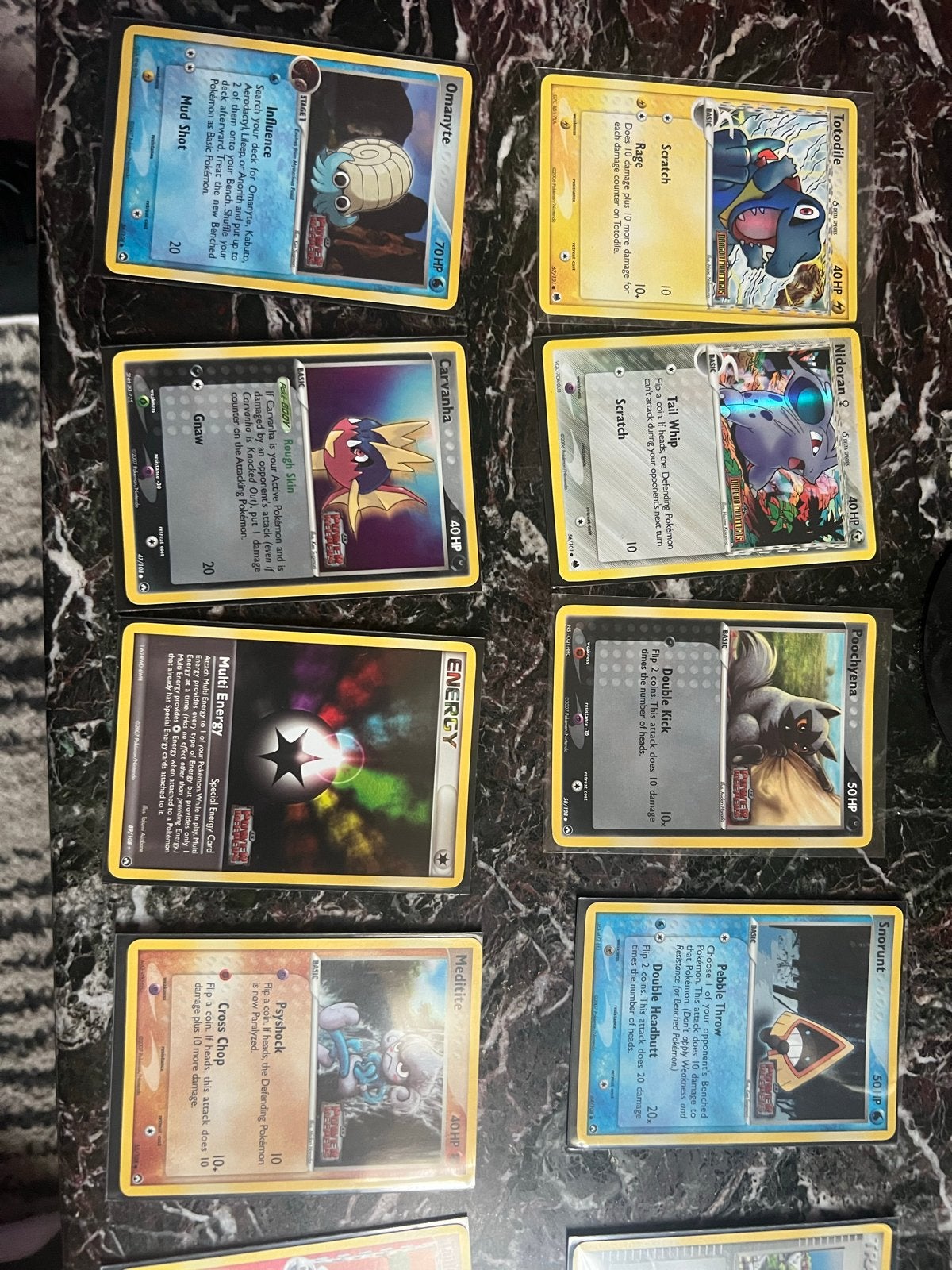 Zeldzame Pokémon kaarten: Base, Fossil, Power Keepers, Stamp, Ophalen of Verzenden, Gebruikt, Meerdere kaarten, Foil