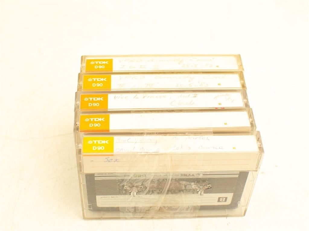 5 Tdk cassettebandjes 31390, Cd's en Dvd's, Cassettebandjes, Ophalen of Verzenden, Gebruikt, Overige genres, 1 bandje
