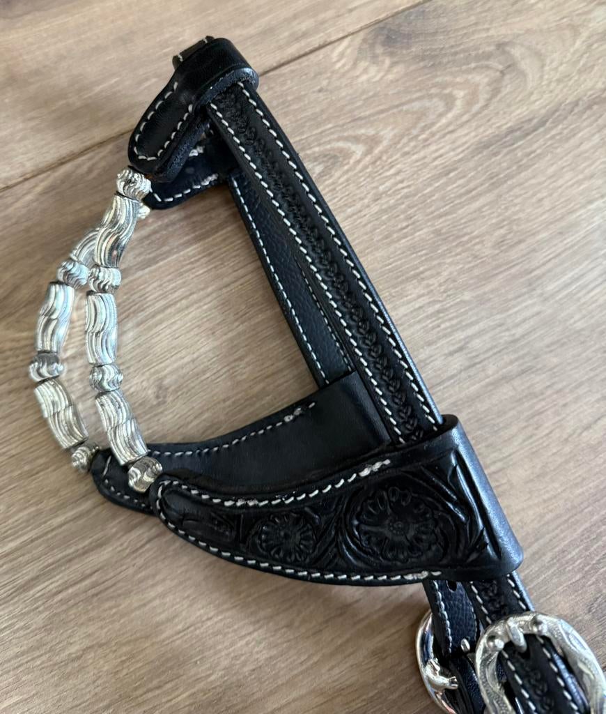Western show hoofdstel NIEUW!, Dieren en Toebehoren, Ophalen of Verzenden, Zo goed als nieuw, Western