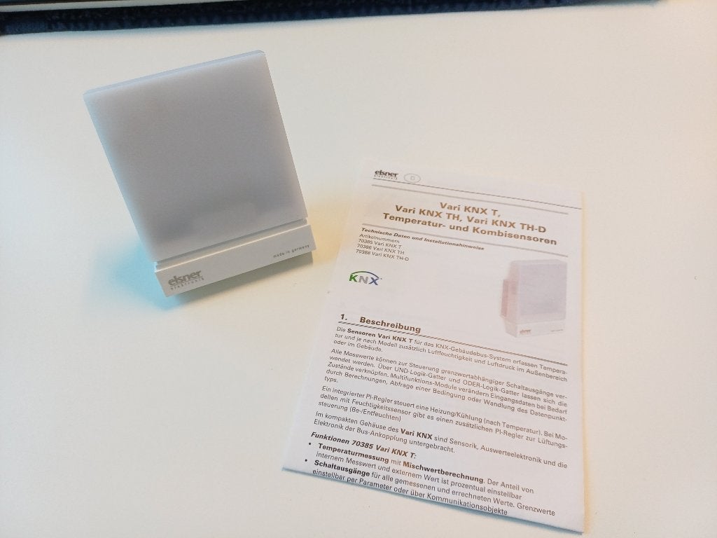 KNX Temperatuursensor, ELSNER 70388 Vari KNX TH-D, Hobby en Vrije tijd, Ophalen of Verzenden, Nieuw