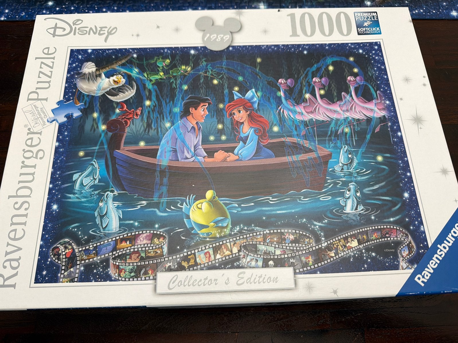 Ravensburger Disney De Kleine Zeemeermin legpuzzel 1000 stuk, Ophalen of Verzenden, 500 t/m 1500 stukjes, Zo goed als nieuw, Legpuzzel