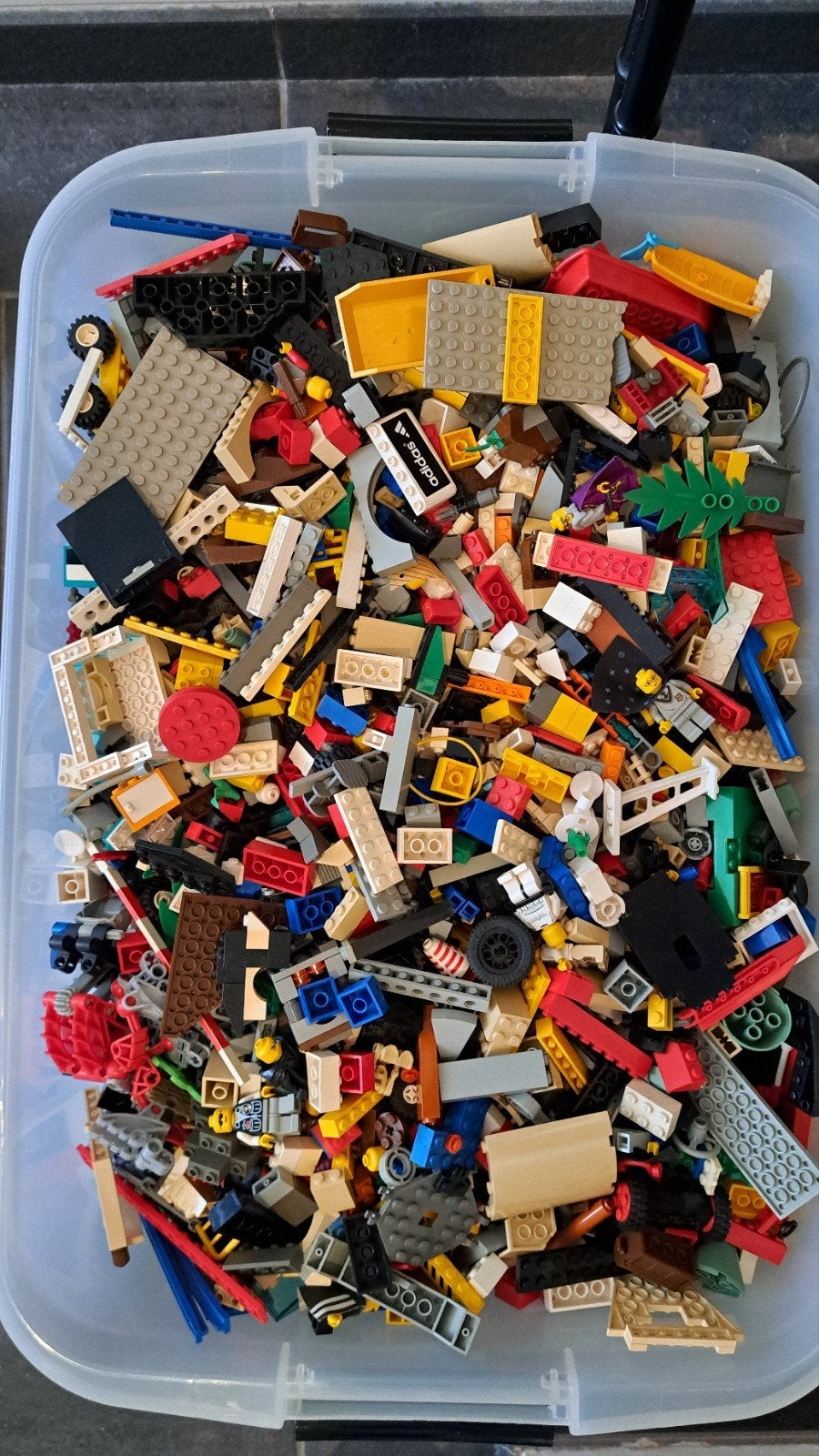 Grote bak gemengde Lego, Ophalen of Verzenden