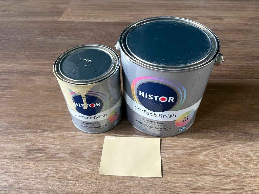 Histor Perfect Finish Muurverf Druipsteen (3,5L), Ophalen, Zo goed als nieuw, Overige typen
