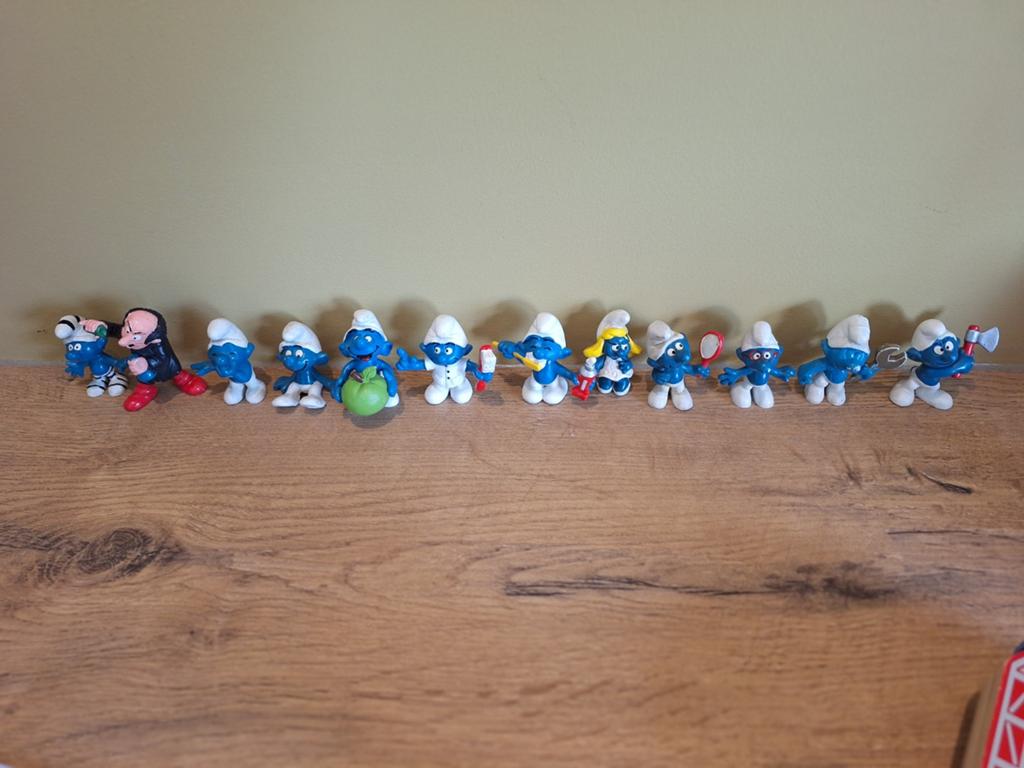 Schleich Smurfen Beeldjes Collectie - 12 Stuks, Verzamelen, Ophalen of Verzenden, Gebruikt, Verschillende Smurfen, Poppetje, Figuurtje of Knuffel