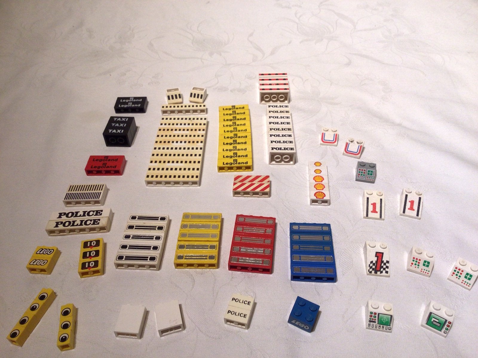 Blokjes met opdruk  van lego, Ophalen, Zo goed als nieuw
