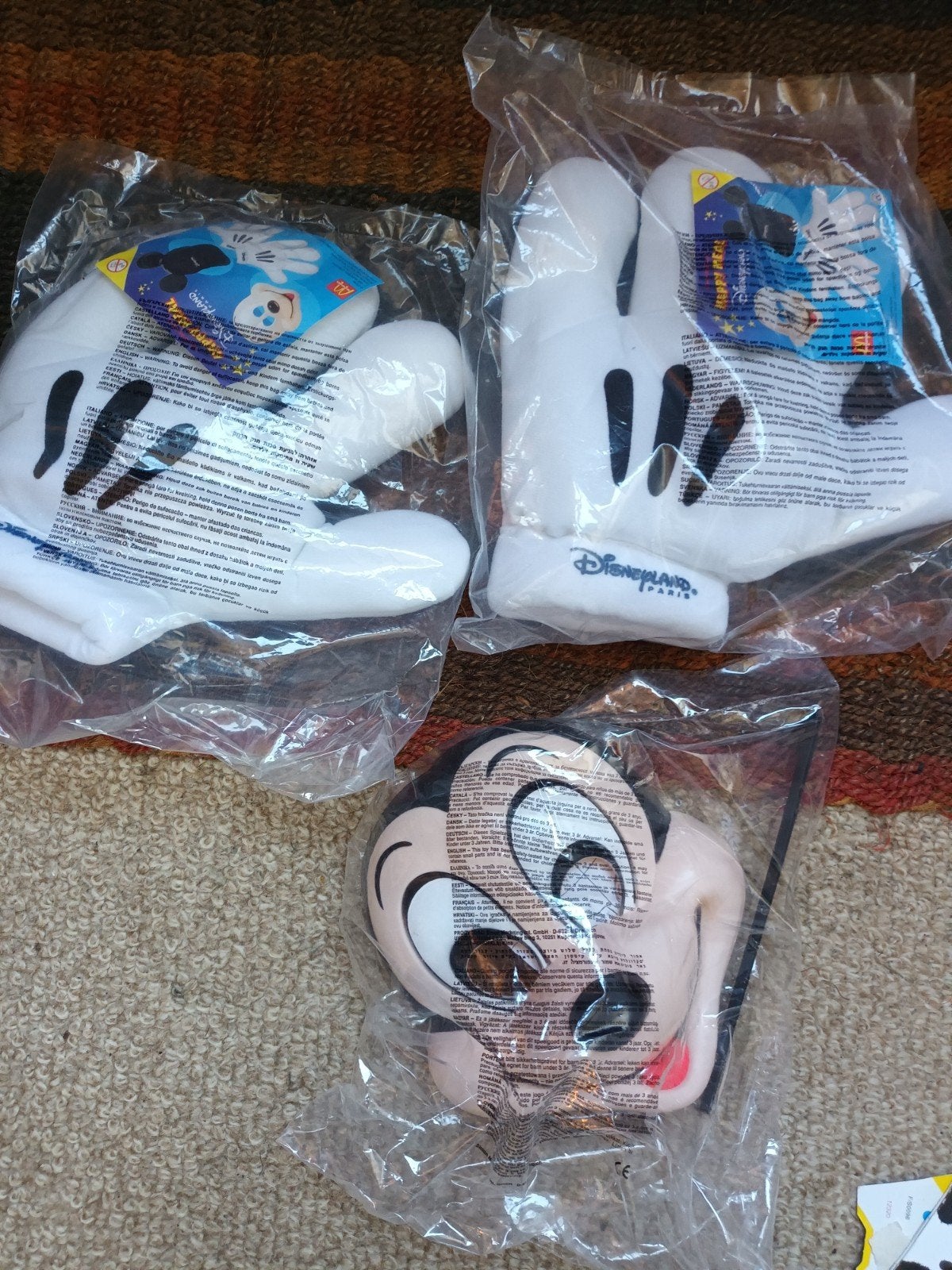 McDonald's Happy Meal-speeltjes Disneyland Paris uit 1998, Ophalen of Verzenden, Mickey Mouse, Beeldje of Figuurtje