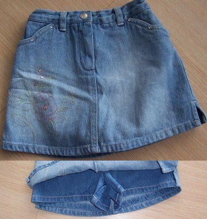 Denim skort Gymboree maat 110 *NIEUW* (0369), Kinderen en Baby's, Kinderkleding | Maat 110, Broek, Meisje, Gymboree, Nieuw