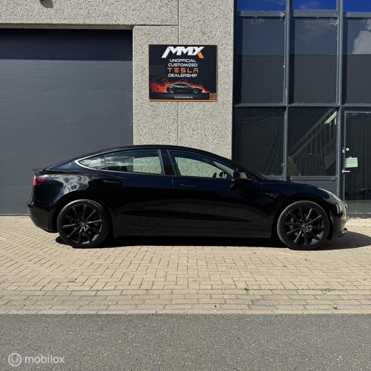Tesla Model 3 Long Range AWD + MMX PACK + SOH 88%, Auto's, Automaat, Gebruikt, Zwart, Zwart