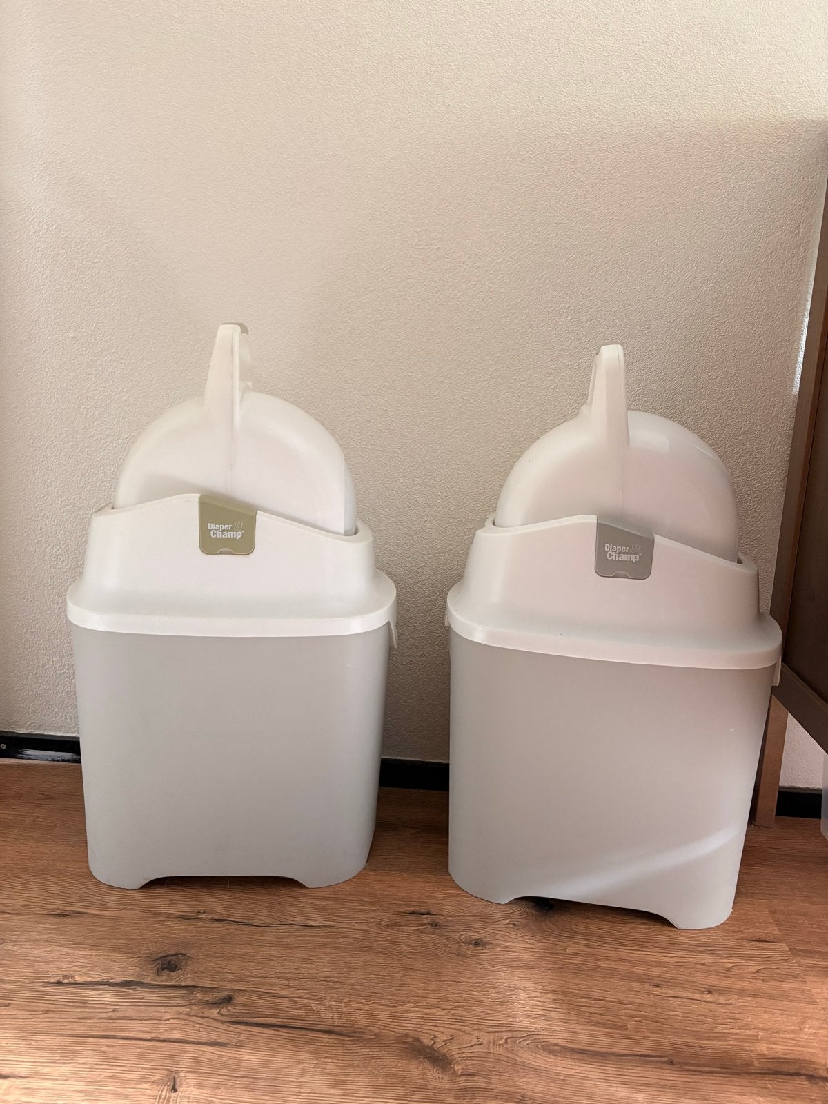 2x Diaper Champ luieremmer €7.50 ps, Ophalen, Zo goed als nieuw