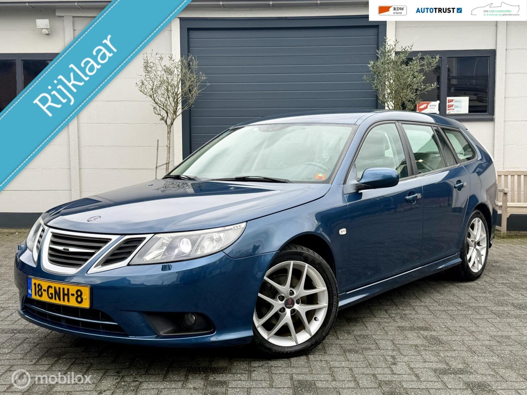 Saab 9-3 Sport Estate 1.8t Linear|RIJKLAAR|1EIG|NAP|GARANTY!, Auto's, Saab, Gebruikt, Beige, 4 cilinders, Leder en Stof