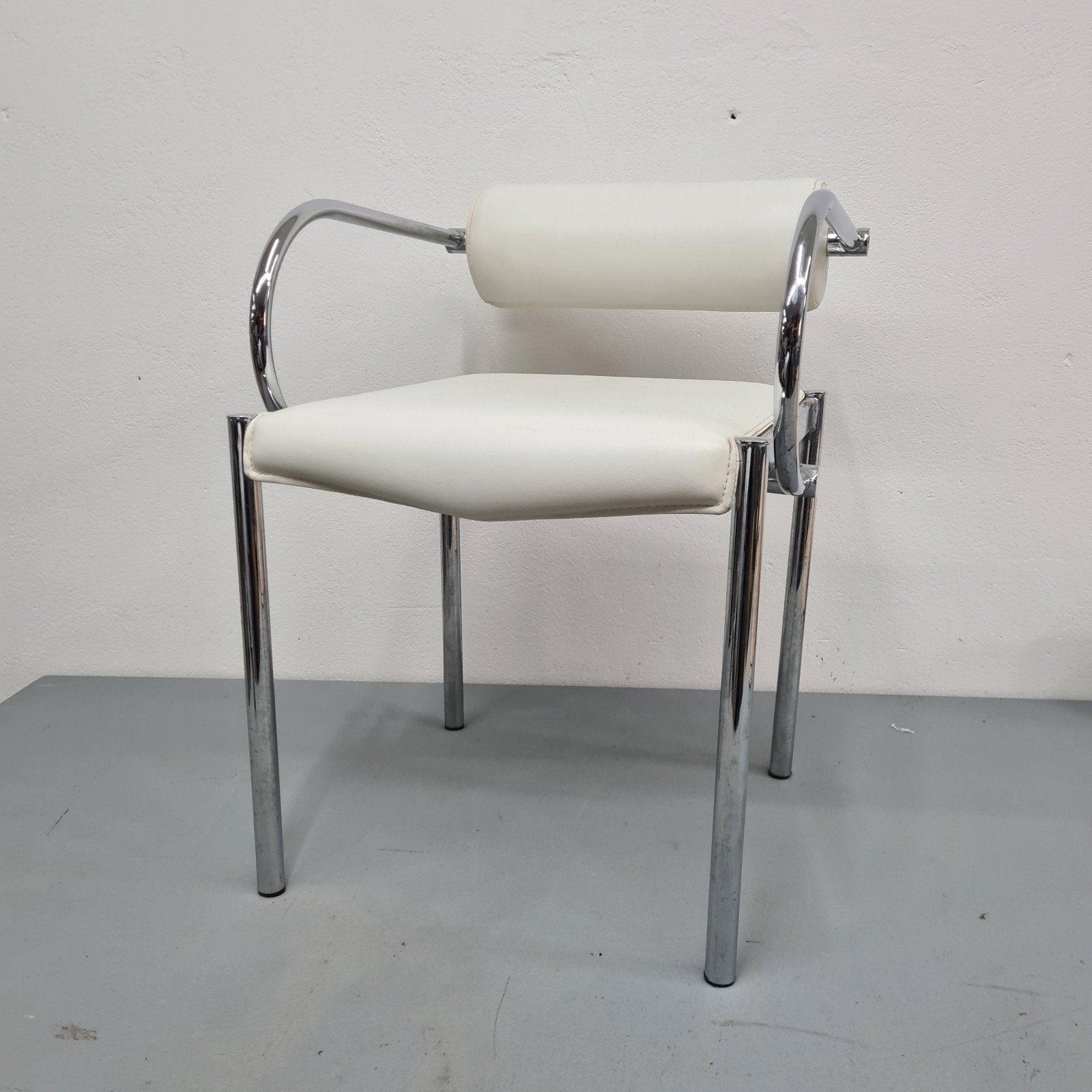 Arcadia chair, design Paola Piva, vintage , moderne chair, Huis en Inrichting, Ophalen, Gebruikt, Wit, Eén