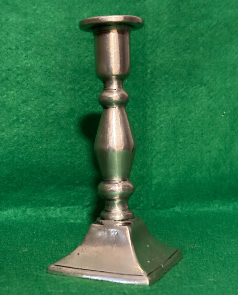 Kandelaar Etain Zinn (Pewter) 96% - Vintage, Antiek en Kunst, Antiek | Tin, Ophalen of Verzenden