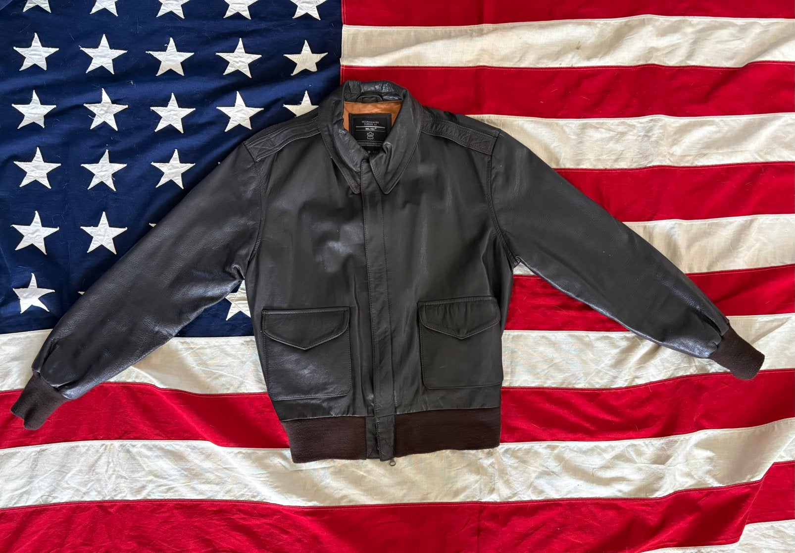 US WW2 A2 flight jacket S, Ophalen of Verzenden, Amerika, Kleding of Schoenen