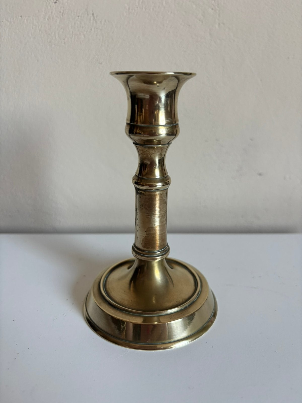 Messing kandelaar, Ophalen of Verzenden, Koper of Brons
