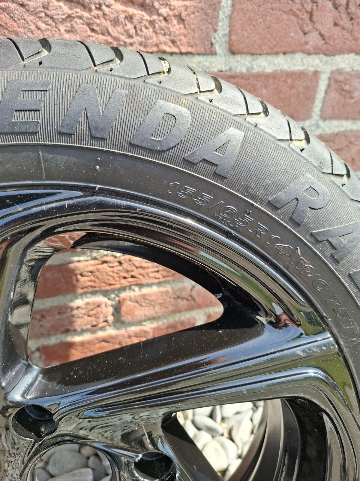 aixam lichtmetalen velg met band. 14 inch, Ophalen of Verzenden