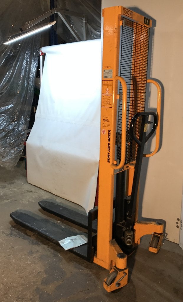Handstapelaar, hoogheffer, Heavy Load Mover, 1000 kg, 100 liter of meer, Ophalen, Gebruikt, Transportkar