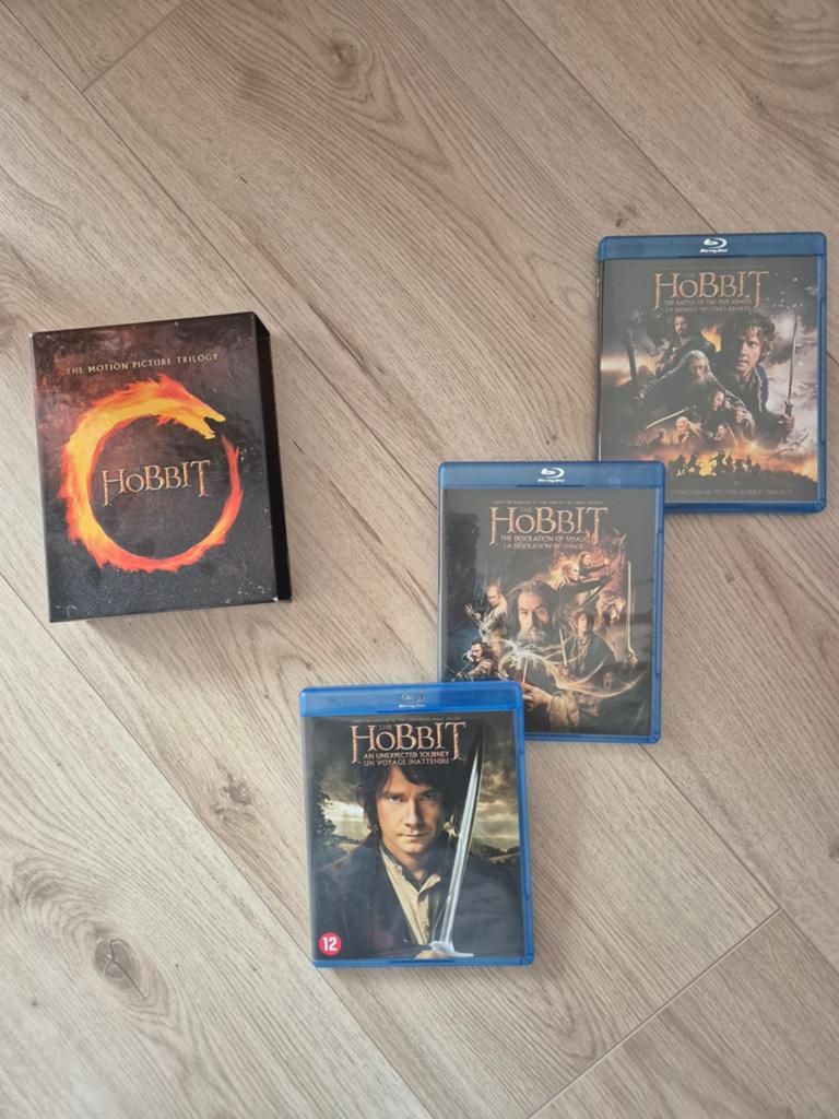 The Hobbit trilogie bluray box, Cd's en Dvd's, Ophalen of Verzenden, Gebruikt, Science Fiction en Fantasy, Boxset