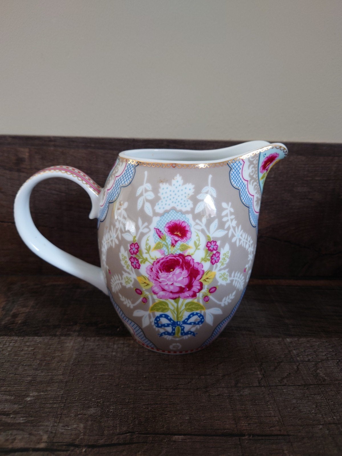 Grote melkkan Pip Studio rose, Ophalen of Verzenden