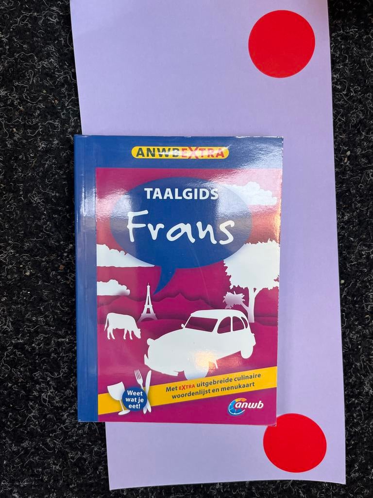 ANWB Extra Taalgids Frans - Inclusief culinaire lijst, Boeken, Taal | Frans, Ophalen of Verzenden, Zo goed als nieuw, Non-fictie