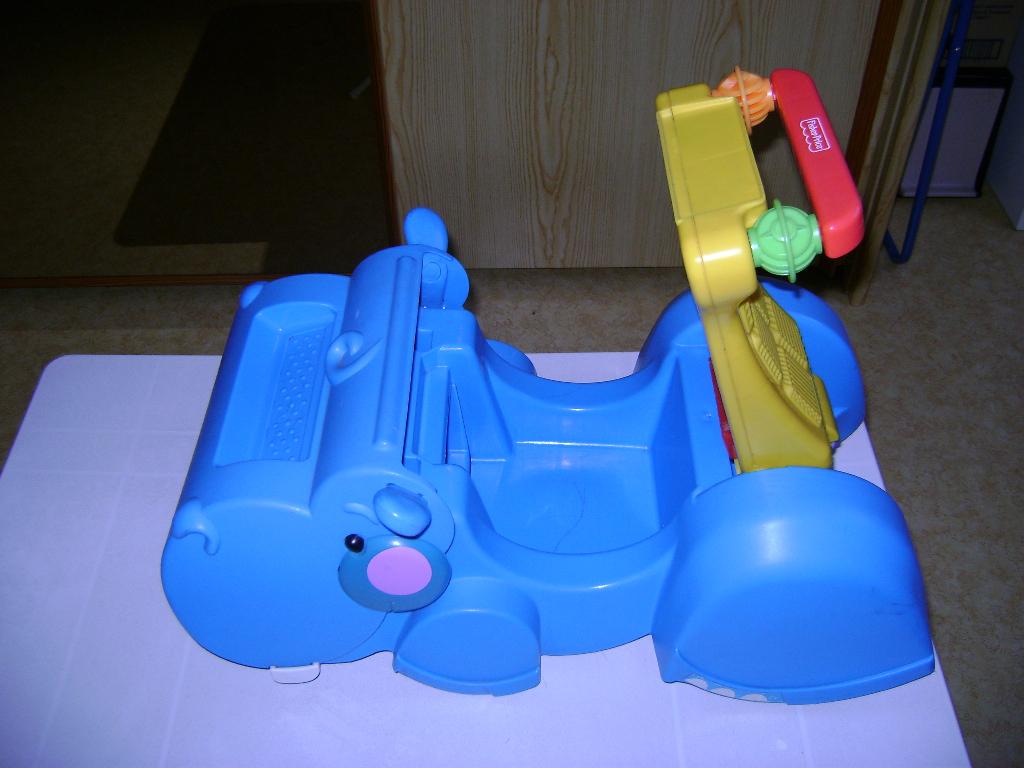 fisherprice loop nijlpaard met beweegbaar hoofd en opbergvak, Ophalen of Verzenden, Zo goed als nieuw, Overige typen