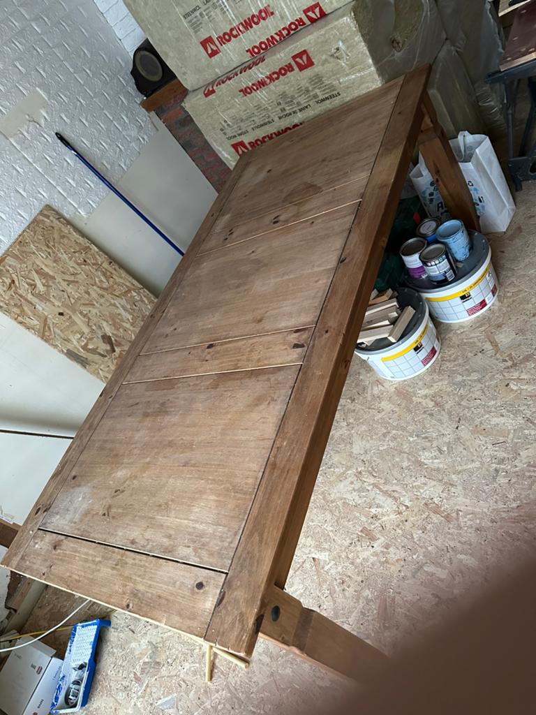 Eettafel, Huis en Inrichting, Tafels | Eettafels, Ophalen, Mexicaans, Gebruikt, 50 tot 100 cm
