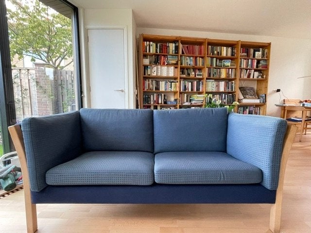 Designbanken van Deense ontwerper Jørgensen, Ophalen, Hout, Gebruikt, Overige maten