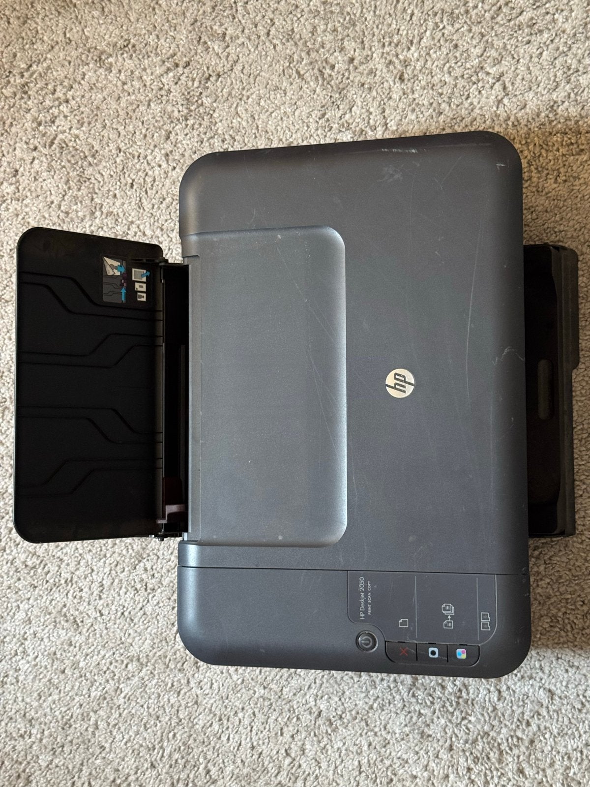 HP Deskjet 2050 All-in-One Printer, Computers en Software, Printers, Gebruikt, All-in-one, Inkjetprinter, Kleur printen, Ophalen