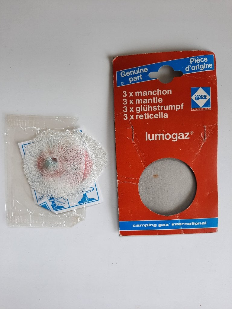 Lumogaz Gaskampeermouw Gloeikousje kousje - 2 stuks -, Ophalen of Verzenden, Zo goed als nieuw