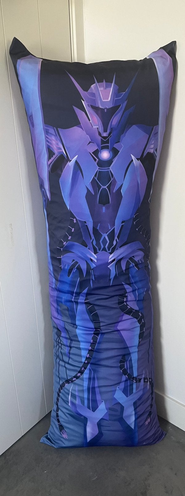 Soundwave transformers body pillow hoes inclusief kussen, Ophalen of Verzenden, Nieuw, Paars, Rechthoekig
